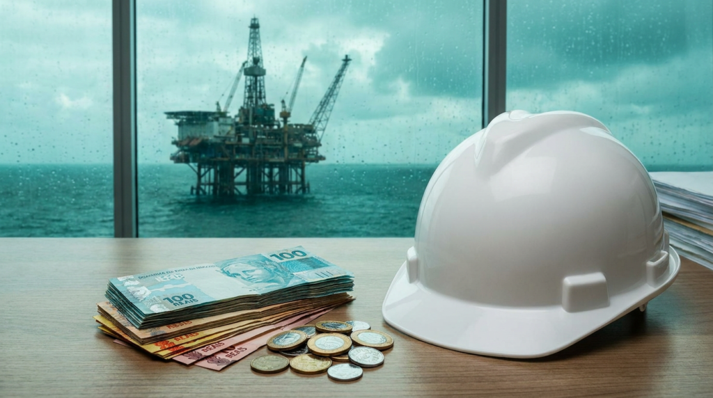 salário real da Petrobras por regime de trabalho